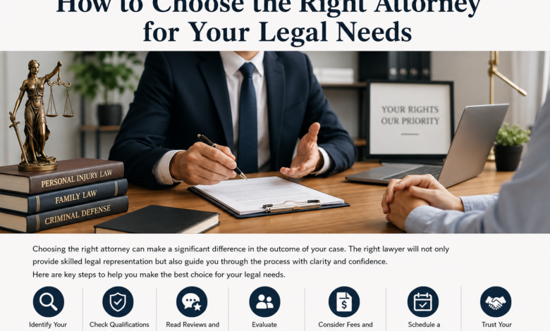 How to Choose the Right Attorney for Your Legal Needs