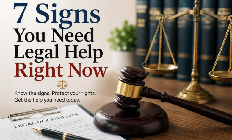 7 Signs You Need Legal Help Right Now